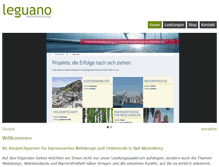 Tablet Screenshot of leguano.de